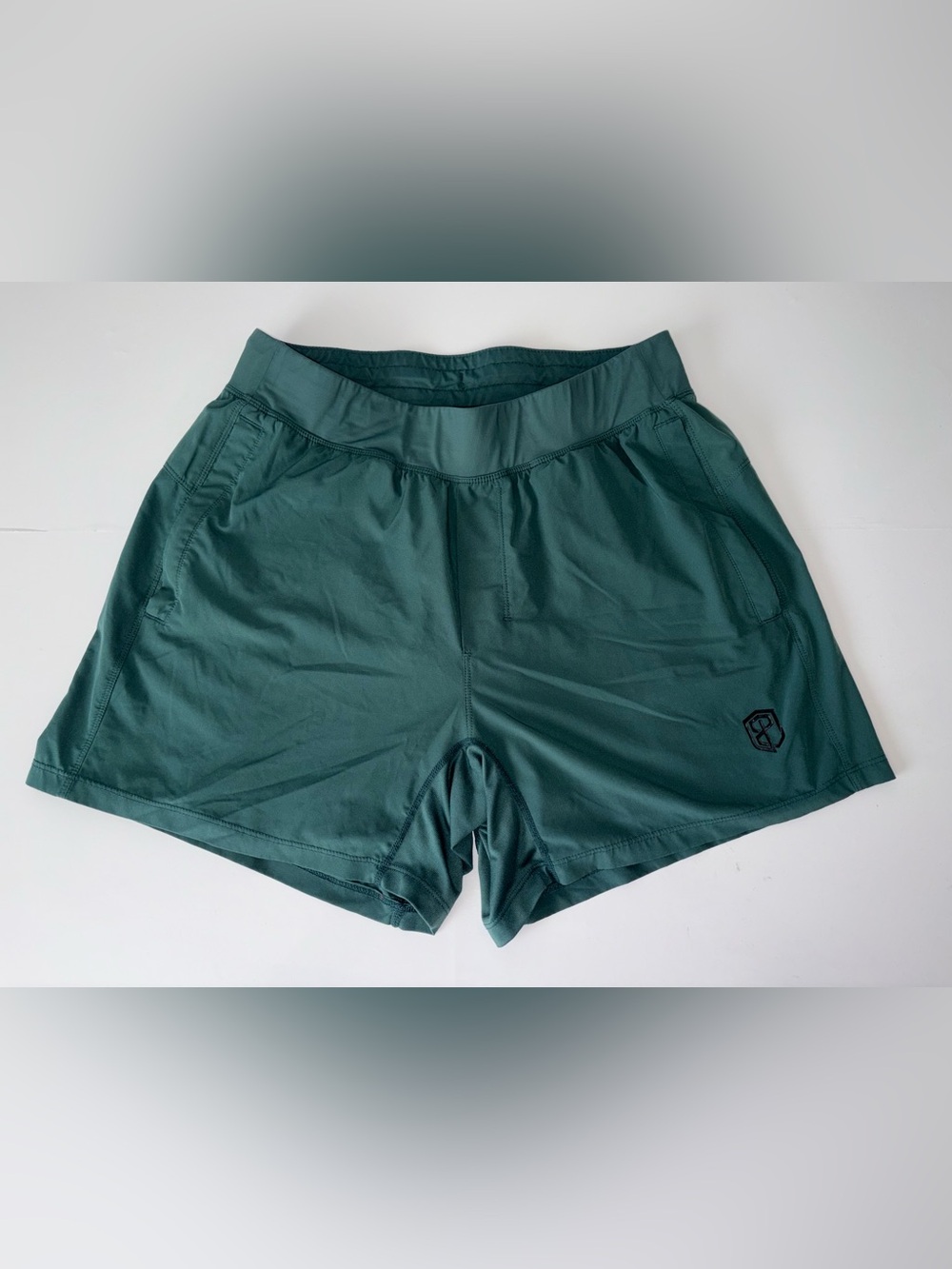 Born Primitive Men’s Green Lined Running Shorts Medium 5” Inseam